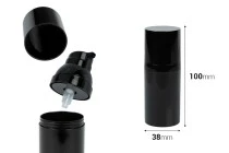 Μπουκαλάκι airless 30 ml (PET) με αντλία κρέμας σε μαύρο χρώμα - 12 τμχ Μπουκαλάκι airless 30 ml (PET) με αντλία κρέμας σε μαύρο χρώμα - 12 τμχ