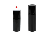 Μπουκαλάκι airless 30 ml (PET) με αντλία κρέμας σε μαύρο χρώμα - 12 τμχ Μπουκαλάκι airless 30 ml (PET) με αντλία κρέμας σε μαύρο χρώμα - 12 τμχ