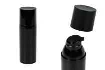 Μπουκαλάκι airless 50 ml (PET) με αντλία κρέμας σε μαύρο χρώμα - 12 τμχ Μπουκαλάκι airless 50 ml (PET) με αντλία κρέμας σε μαύρο χρώμα - 12 τμχ