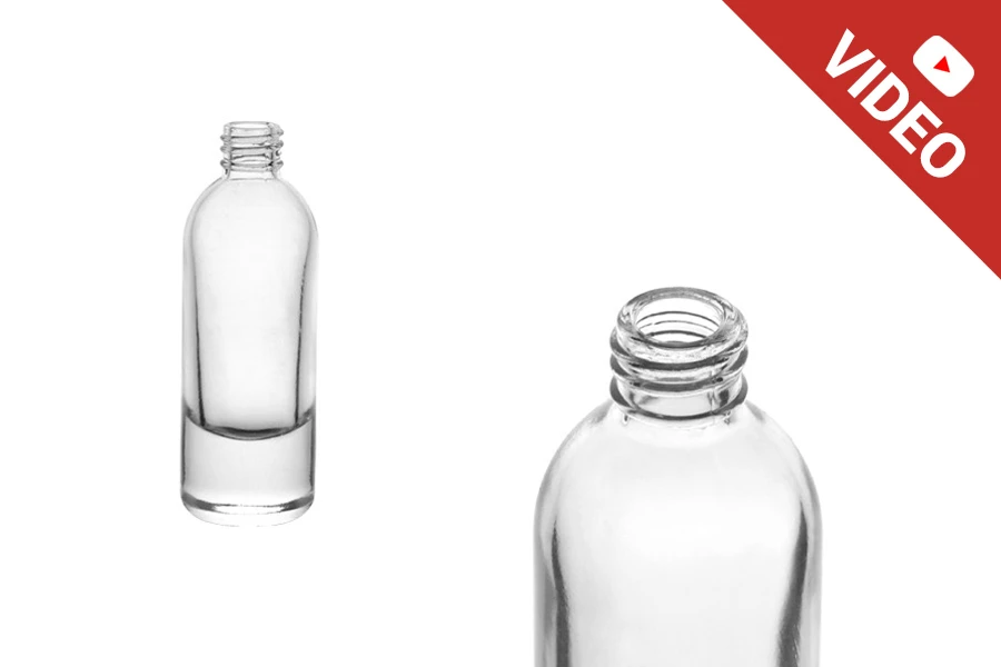 Μπουκάλι αρωματοποιίας 30 ml γυάλινο κυλινδρικό 18/415 Μπουκάλι αρωματοποιίας 30 ml γυάλινο κυλινδρικό 18/415