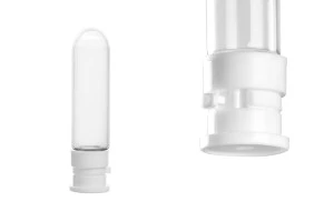 3 ml Glasfläschchen mit Plastikschutzkappe für Probenahme, Medikamente und Homöopathen-2