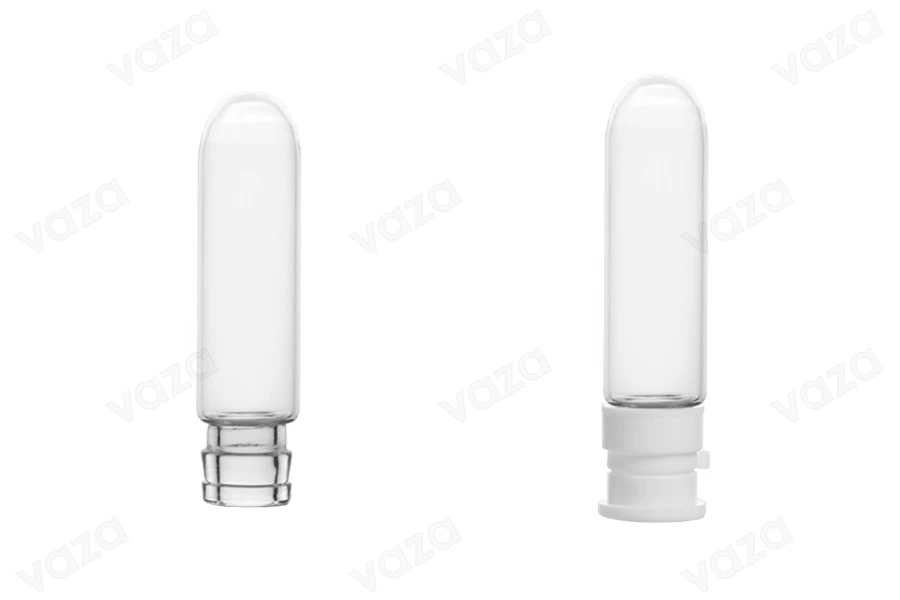 Flacon en verre de 3 ml, avec bouchon de sécurité en plastique pour l'échantillonnage, les médicaments et les produits homéopathiques - 25 pcs Flacon en verre de 3 ml, avec bouchon de sécurité en plastique pour l'échantillonnage, les médicaments et les produits homéopathiques - 25 pcs-photo_produit