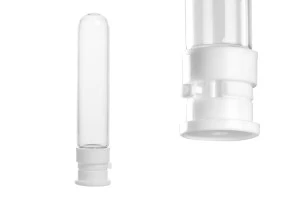 Flaconcino di vetro da 5 ml con tappo di sicurezza in plastica per campionamento, medicinali e omeopati-2
