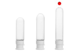 Flaconcino di vetro da 5 ml con tappo di sicurezza in plastica per campionamento, medicinali e omeopati-3
