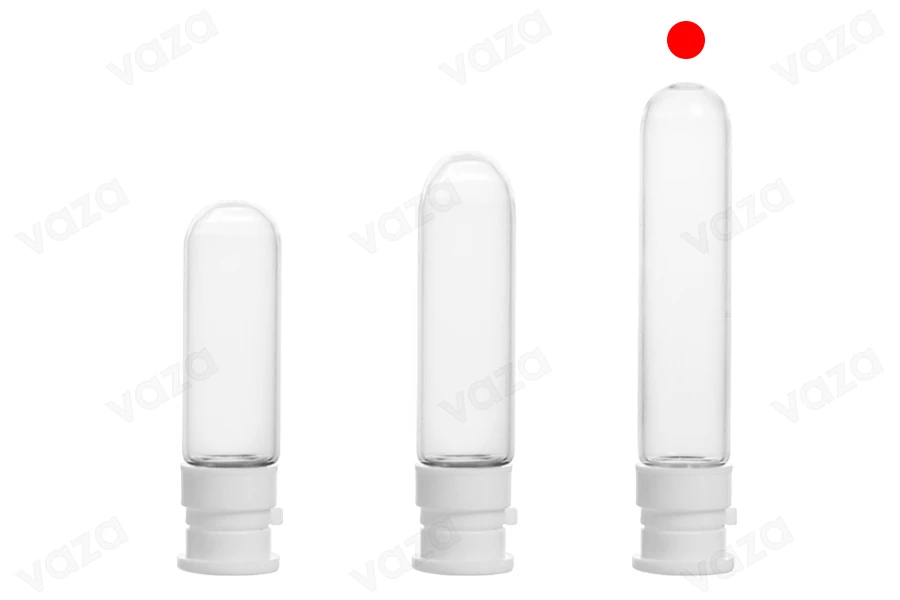 5 ml glass sample bottle with plastic leak-proof lid for toiletries, beauty products and other mixtures - available in a package with 25 pcs 5 ml glass sample bottle with plastic leak-proof lid for toiletries, beauty products and other mixtures - available in a package with 25 pcs-image_group