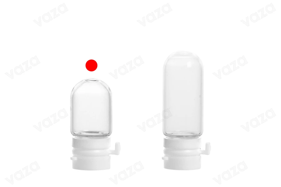 Flacon en verre de 1 ml, avec bouchon de sécurité en plastique pour l'échantillonnage, les médicaments et les produits homéopathiques - 25 pcs Flacon en verre de 1 ml, avec bouchon de sécurité en plastique pour l'échantillonnage, les médicaments et les produits homéopathiques - 25 pcs-photo_groupe