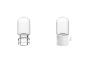 1 ml Glasfläschchen mit Kunststoff-Sicherheitskappe für Probenahme, Arzneimittel und Homöopathen-1