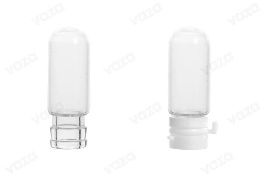 2 ml glass sample bottle with plastic leak-proof lid for toiletries, beauty products and other mixtures - available in a package with 25 pcs 2 ml glass sample bottle with plastic leak-proof lid for toiletries, beauty products and other mixtures - available in a package with 25 pcs-εικόνα_προϊοντική