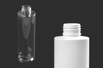 Flacon de 200 ml PET de couleur blanche ou transparente (PP24) Flacon de 200 ml PET de couleur blanche ou transparente (PP24)