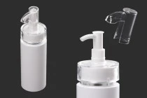 Μπουκάλι 120 ml PET με αντλία κρέμας (PP24) και καπάκι Μπουκάλι 120 ml PET με αντλία κρέμας (PP24) και καπάκι