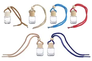 Autoduft Flasche 4ml zylindrisch mit Holzdeckel, in einer Packung mit 25 Stücken-1
