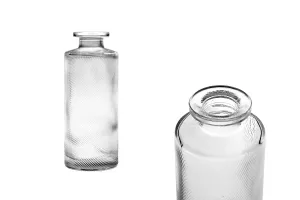 Γυάλινο διάφανο διακοσμητικό μπουκάλι 150 ml για αρωματικό χώρου-1
