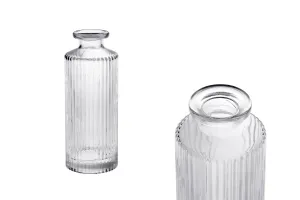 Dekorative gestreifte Glasflasche 150 ml für Schilfrohrdiffusor-1