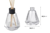 Μπουκαλάκι γυάλινο 60 ml κατάλληλο για αρωματικό χώρου Μπουκαλάκι γυάλινο 60 ml κατάλληλο για αρωματικό χώρου