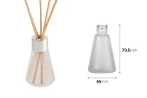Glass bottle 30 ml in conical shape suitable for reed diffuser Glass bottle 30 ml in conical shape suitable for reed diffuser