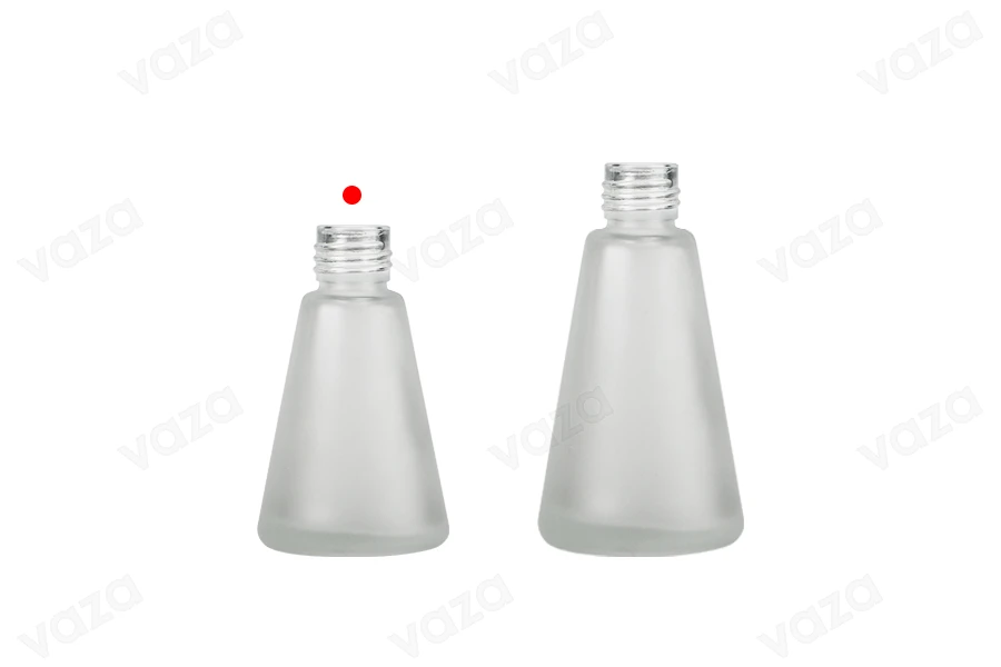 Glass bottle 30 ml in conical shape suitable for reed diffuser Glass bottle 30 ml in conical shape suitable for reed diffuser-εικόνα_σύνθεση