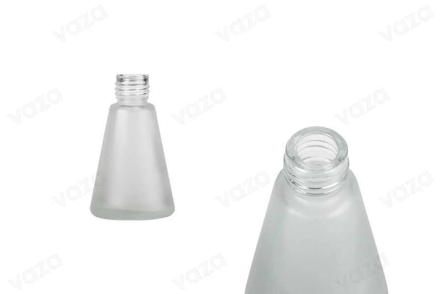 Glass bottle 30 ml in conical shape suitable for reed diffuser Glass bottle 30 ml in conical shape suitable for reed diffuser-εικόνα_προϊοντική