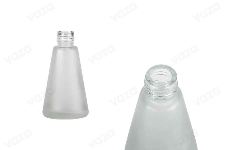 Mattflasche 50 ml in konischer Form, geeignet für Lufterfrischer-produktbild