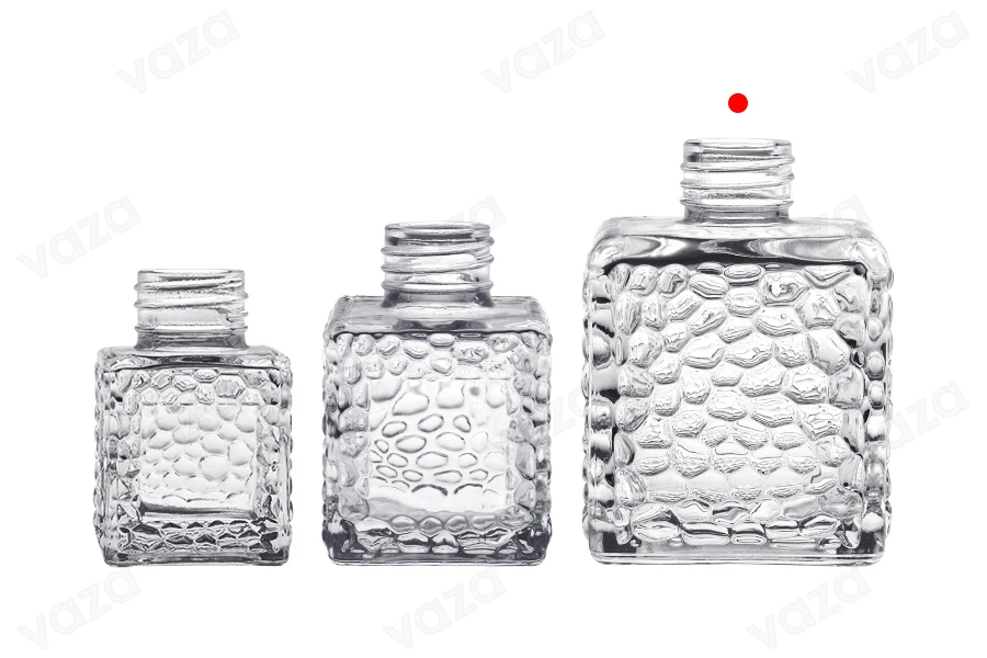 Shishe qelqi katrore 200 ml (PP 28)  për aromatizues ambienti.-imazh_grup