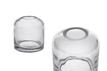 Γυάλινο διακοσμητικό δοχείο 250 ml για αρωματικό χώρου ή λουλούδια