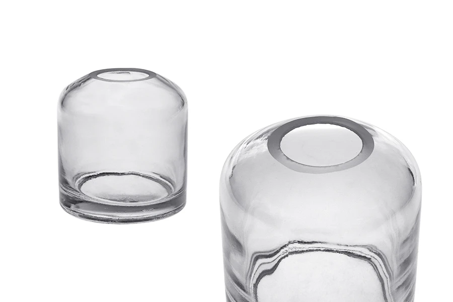 Γυάλινο διακοσμητικό δοχείο 250 ml για αρωματικό χώρου ή λουλούδια