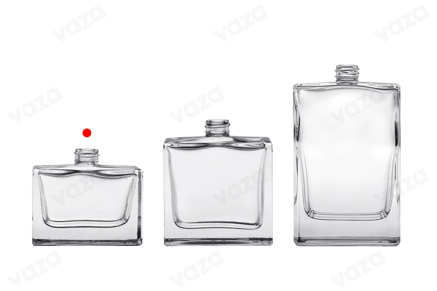 Shishe parfumi drejtkëndëshe prej qelqi 30 ml me grykë 15/400-imazh_grup