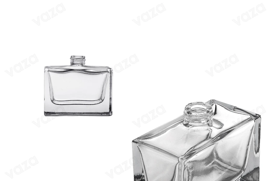 Shishe parfumi drejtkëndëshe prej qelqi 30 ml me grykë 15/400-imazh_produkt