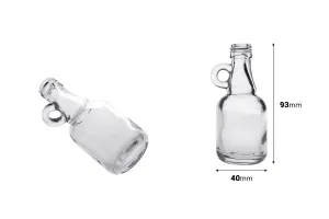 Γυάλινο μπουκαλάκι 40 ml με στόμιο PP 18-2