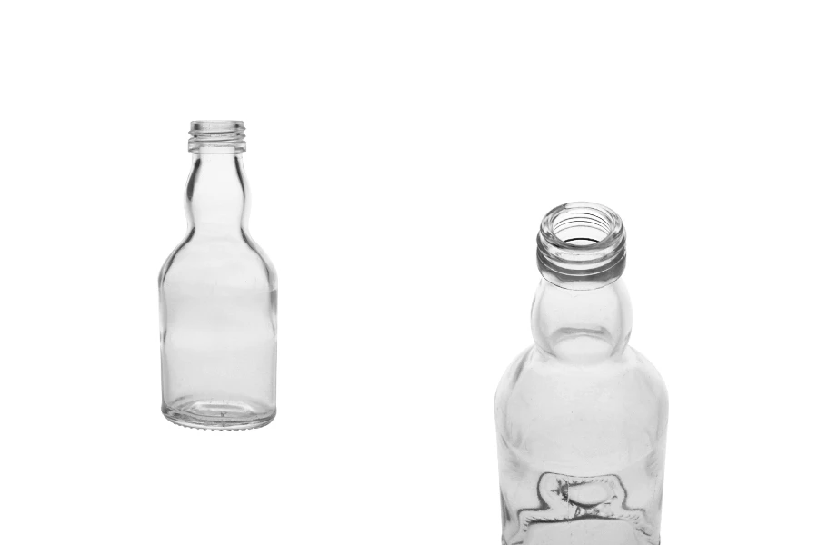 Γυάλινο μπουκαλάκι 50 ml (PP 20) για ποτά Γυάλινο μπουκαλάκι 50 ml (PP 20) για ποτά