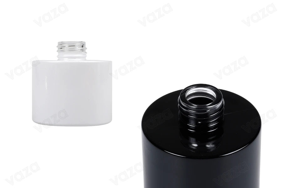 100 ml zylindrische Glasflasche geeignet für Lufterfrischer, mit PP28 Mündung 100 ml zylindrische Glasflasche geeignet für Lufterfrischer, mit PP28 Mündung-produktbild