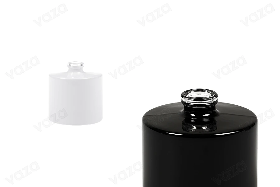 Μπουκάλι αρωμάτων 30 ml στρογγυλό με κλείσιμο ασφαλείας "Crimp" 15 mm σε λευκό ή μαύρο χρώμα-εικόνα_προϊοντική