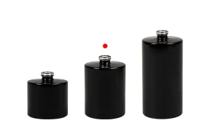 50 ml runde Parfümflasche mit Crimp-Sicherheitsverschluss. 15 mm-5
