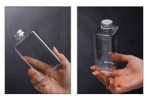 Μπουκάλι πλαστικό (PET) 300 ml διάφανο με καπάκι αλουμινίου - 6 τμχ Μπουκάλι πλαστικό (PET) 300 ml διάφανο με καπάκι αλουμινίου - 6 τμχ