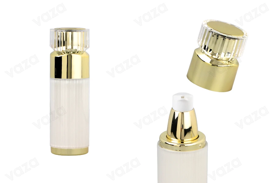 Ακρυλικό airless μπουκάλι 30 ml πολυτελείας με αντλία κρέμας και ακρυλικό καπάκι Ακρυλικό airless μπουκάλι 30 ml πολυτελείας με αντλία κρέμας και ακρυλικό καπάκι-εικόνα_προϊοντική