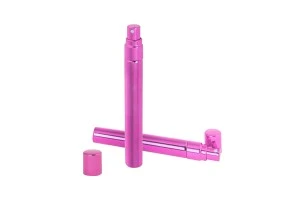 Flacon de parfum de 10 ml en verre rose avec vaporisateur et revêtement en aluminium - 6 pcs-1