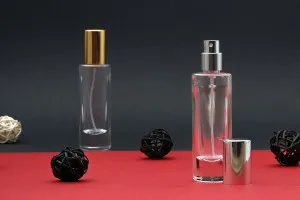 Φιάλη αρωμάτων 30 ml διάφανη με σπρέι και καπάκι αλουμινίου-6