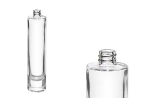 Flacon de parfum cylindrique en verre de 50 ml avec finition 15/400-1
