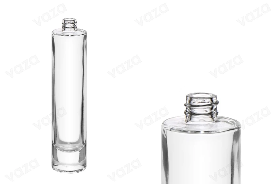 Flacone cilindrico in vetro per profumo da 50 ml con finitura 15/400-immagine_prodotto
