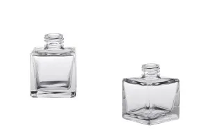 Square 50ml glass diffuser bottle without sticks-1