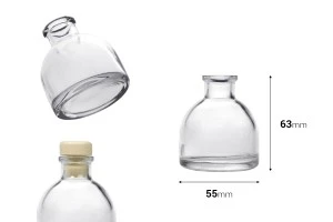 Bouteille en verre de 50ml pour diffusur de parfum-2
