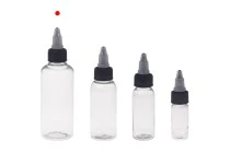 PET-Flasche 100ml mit Einhorndeckel für E-Liquid - 50 Stücke