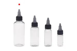 100ml pen shape PET dropper with black unicorn twist off cap for e-cigarettes - available in a package with 50 pcs-6