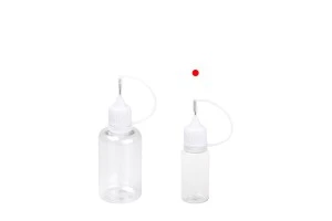 10ml e-cigarette PET plastic dropper with needle tip and white cap - available in a package with 50 pcs-5