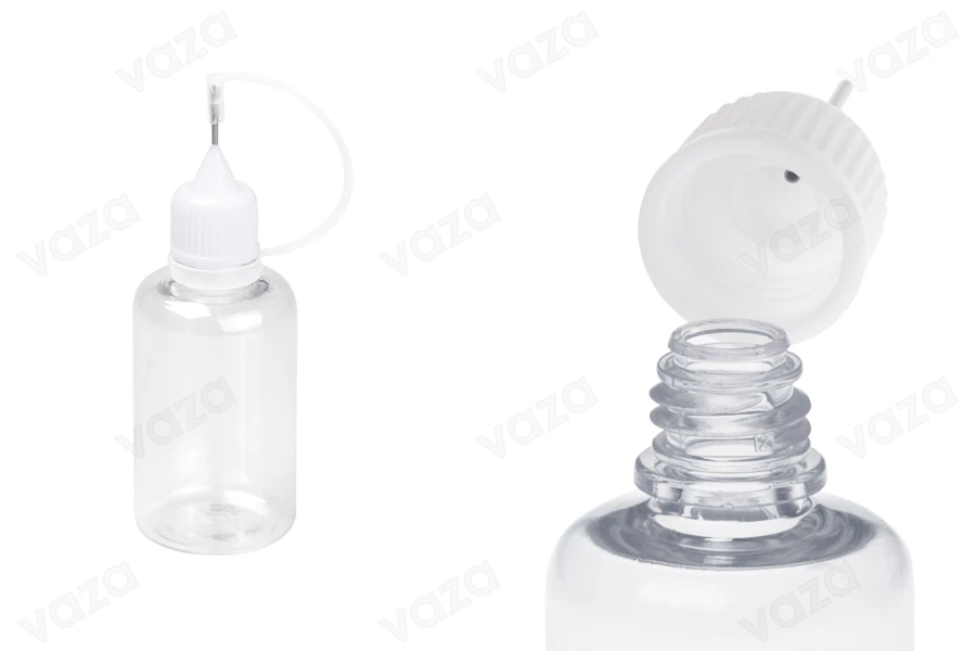 Μπουκαλάκι PET 30 ml με άσπρο καπάκι και βελόνα για ηλεκτρονικό τσιγάρο - 50 τμχ Μπουκαλάκι PET 30 ml με άσπρο καπάκι και βελόνα για ηλεκτρονικό τσιγάρο - 50 τμχ-εικόνα_προϊοντική