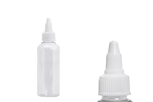 100ml pen shape PET dropper with white unicorn twist off cap for e-cigarettes - available in a package with 50 pcs-1
