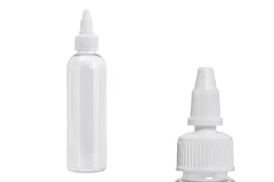 120ml pen shape PET dropper with white unicorn twist off cap for e-cigarettes - available in a package with 50 pcs-5