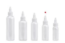Μπουκαλάκι PET 50 ml διάφανο με λευκό twist up καπάκι unicorn για ηλεκτρονικό τσιγάρο - 50 τμχ