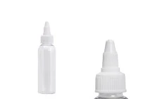 Μπουκαλάκι PET 60 ml διάφανο με λευκό twist up καπάκι unicorn για ηλεκτρονικό τσιγάρο - 50 τμχ Μπουκαλάκι PET 60 ml διάφανο με λευκό twist up καπάκι unicorn για ηλεκτρονικό τσιγάρο - 50 τμχ