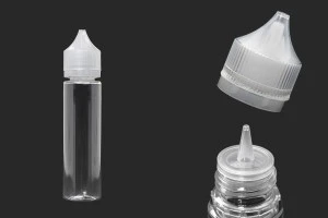 Bouteille en plastique de 60 ml Chubby Gorilla (PET) avec bouchon de sécurité pour cigarette électronique - 50 pcs-2