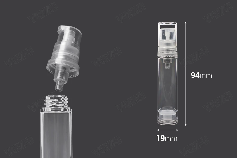Σωληνάριο airless για κρέμα 10 ml - 12 τμχ Σωληνάριο airless για κρέμα 10 ml - 12 τμχ-εικόνα_διαστάσεις